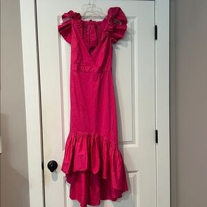 Hot pink dress by Making the Cut